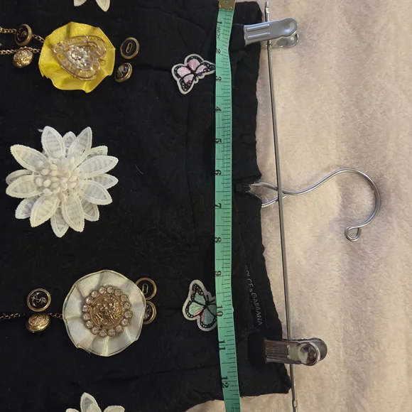 Dolce & Gabbana Black Embellished Skirt - Picture 9 of 13